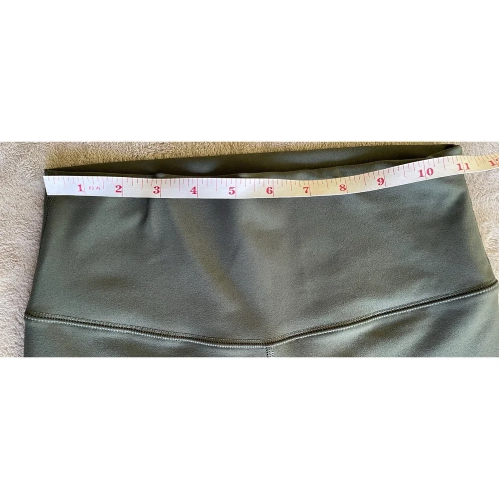 YPB SculptLUX Olive Green High Rise Leggings Womens Small Athleisure - Picture 3 of 5
